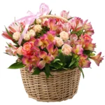 Корзина с цветами Тепло души