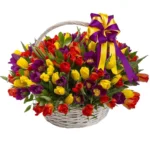 Корзина с цветами Жизнь души